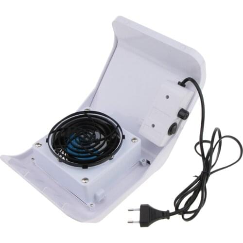 Nail Dust Suction Collector Gel UV Polish Cleanser Dryer Nail Salon EU Plug