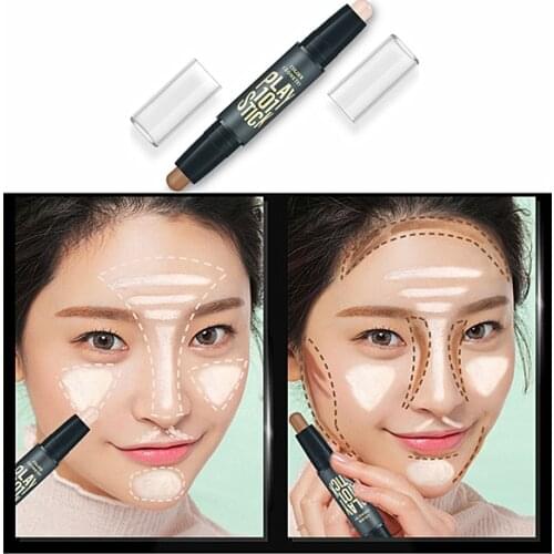 Makeup Illuminator Face Contouring Concealer Bronzers Highlighter Pen 3D Cosmetic Make Up Contour Stick
