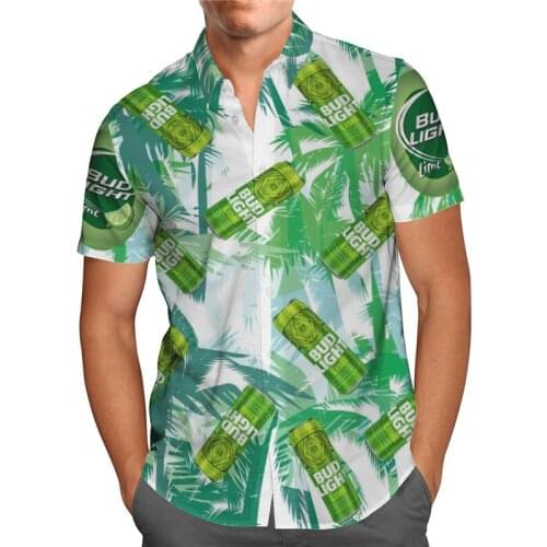 2021 Summer Quality Harajuku Beach New Arrival Men Short-Sleeve Casual Anime Shirt Blouse Loose Surfing Hawaiian-shirt