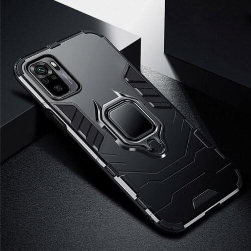 Magnetic Car Ring Holder Shockproof Case For Xiaomi Redmi Note 10 4G 5G Pro Max 11 Lite Ultra POCO X3 NFC Pro K10 F3