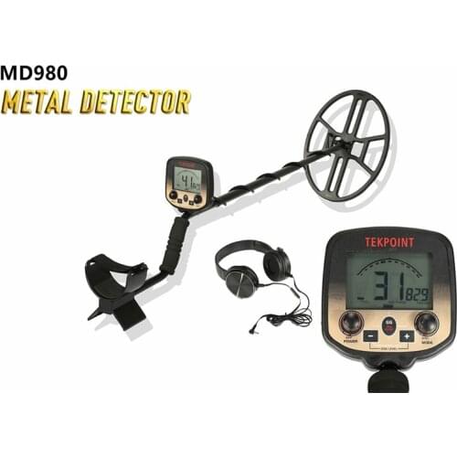MD-980 Professional Underground Metal Detector High Sensitivity LCD Display Treasure Gold Hunter Finder Scanner Water Search