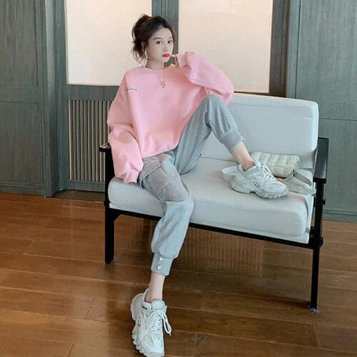 Fashion suit womens early autumn fried Street leisure suit small fresh foreign trend