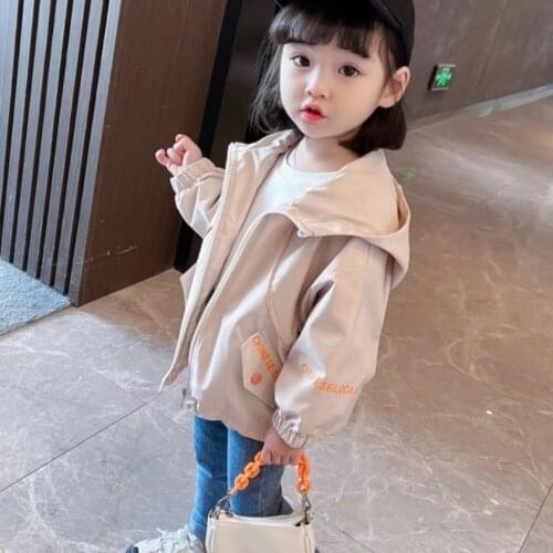 New style childrens windbreaker coat mens and womens coat foreign style autumn windbreaker
