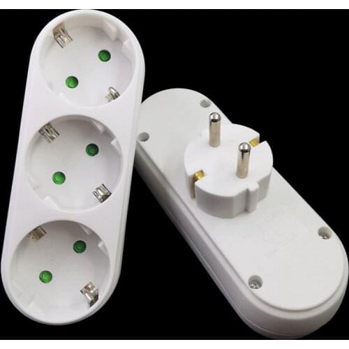 European standard power supply Conversion plug German standard converter Extended socket 16A250V