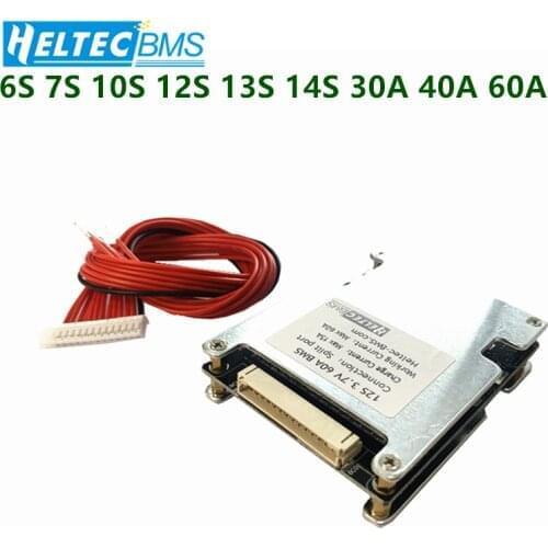 BMS 12S 60A Split Port Balance 3.7v lipo battery protection Board for 36V 24V 48V Electric bicycle electric tools within 1200W
