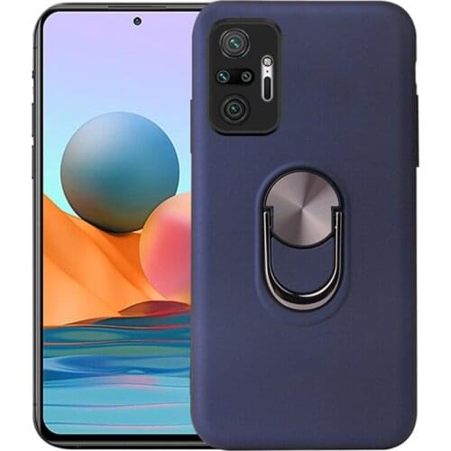 Shockproof Armor Case for Xiaomi Redmi Note 10 4G 10s Ring Stand Bumper Silicone Phone Back Cover For Redmi Note 10 Pro Max Case