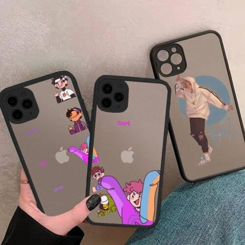 Quackity fanart cartoon image Phone Cases matte transparent For iphone 7 8 11 12 plus mini x xs xr pro max cover