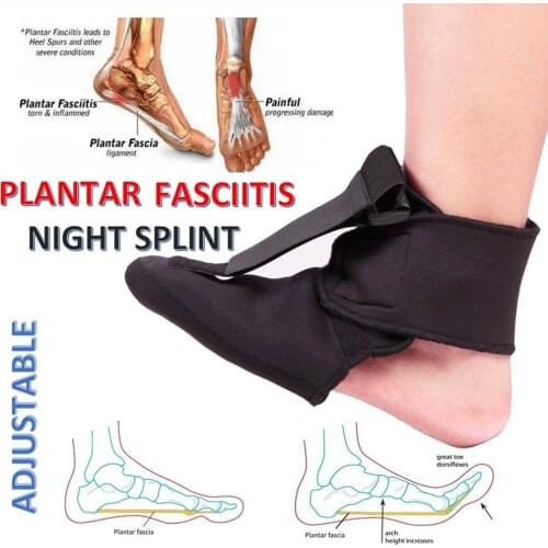 Foot Orthotic Brace Support Adjustable Plantar Fasciitis Dorsal Night Day Splint Foot Orthosis Stabilizer Foot Brace