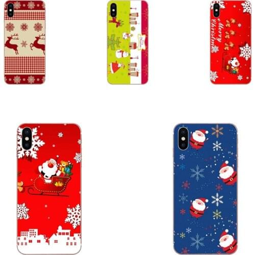 Reindeers And Snowflakes Christmas Luxury Fashion Phone Case For HTC U11 Life Capa U11 Plus U 11 U12 Life