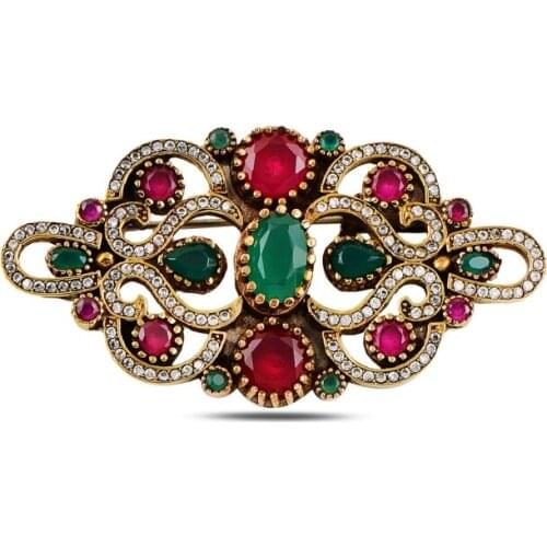 Silver 925 Sterling Zircon Cubic Zirconia Authentic Brooch