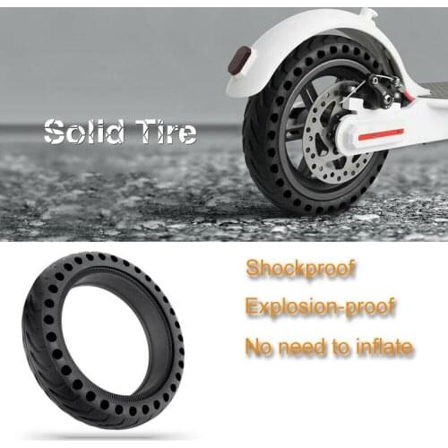 8.5 Inch Solid Hole Tires for Xiaomi M365 Electric Scooter Non-Pneumatic Tyre Damping Rubber Explosion-Proof Tyres Wheel