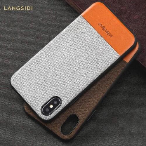Canvas Phone Case for iPhone X XS MAX 12 Mini XR 6 7 8 Plus 6s 5 5s SE 2020 12 pro Max 11 Pro Max Magnetic 360 Protective Cover