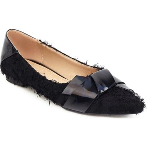 Big SizeIndividual pointed flat sole shoes summer flat ladies women shoes woman