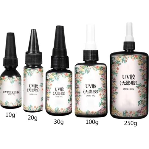 10g 20g 30g 50g 100g UV Resin Hard Type Crystal Clear Glue Ultraviolet Curing Epoxy Crafts Jewelry Making DIY Accessories