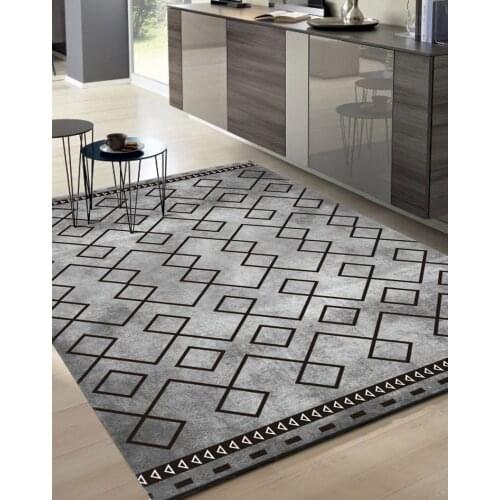 Living Room Decoration Carpet Geometric Pattern Childrens Crawling Carpet Environmental Carpet Floor Room Area Rug Mat