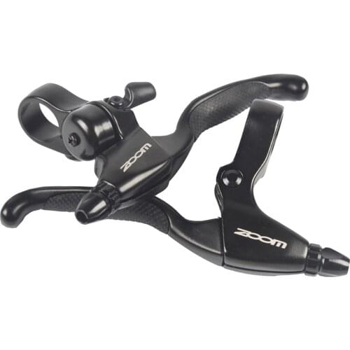 Bike Brake Levers with Loud Integrated Copper Ring Bell Bicycle V-Brake Handle