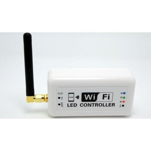 10pcs DC7.5-24V Original RGB LED Wifi controller for Iphone Ipad Android mobile phone 2.3Version IOS system