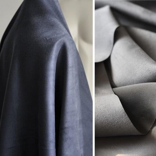 100cm*150cm high-end air layer suede fabric - thin cotton cloth smooth soft sanding space garment diy clothing fabric