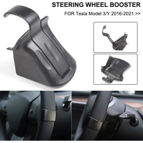 Auto Steering Wheel Booster for Tesla Model 3Y 2016-2021 Counterweight Ring Autopilot FSD Automatic Assisted Driving Accessories