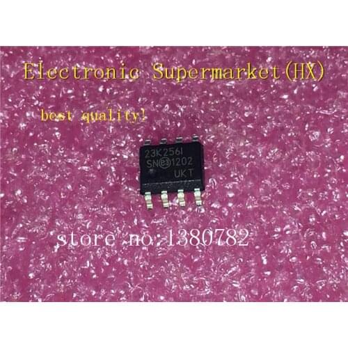 Free shipping 10pcs/lot 23K256-I/SN 23K256 SRAM 256KBIT 20MHZ SOP-8 IC In stock