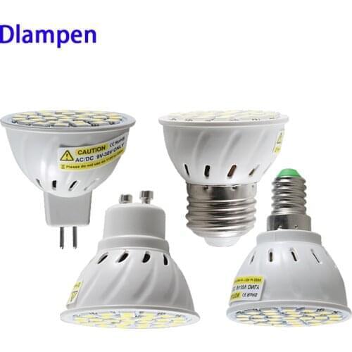 Bombilla led e27 E14 MR16 GU10 3W spotlight low voltage Ac Dc 10v to 30V energy saving lamp 12 24 V volts spot bulb lighting