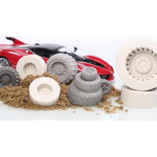Aouke Fondant Silicone Mould Tire Shape Mold DIY Chocolate Fudge Tool M128