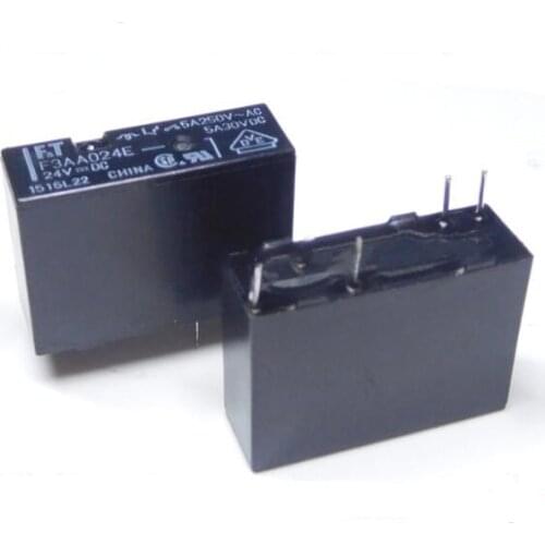 HOT NEW F3AA024E FT-F3AA024E 24VDC DC24V 24V 24VDC 5A 250VAC relay 4PIN