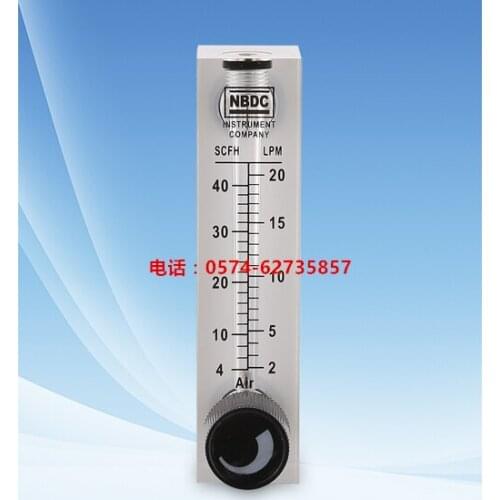 LZT-08A04M-V panel type valve flow meter 2-20L/min (gas) 2-20LPM