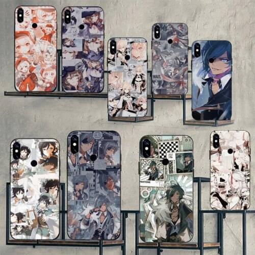 Genshin impact fashion poster Phone Case For Xiaomi Redmi note 7 8 9 t k30 max3 9 s 10 pro lite Luxury brand shell funda coque