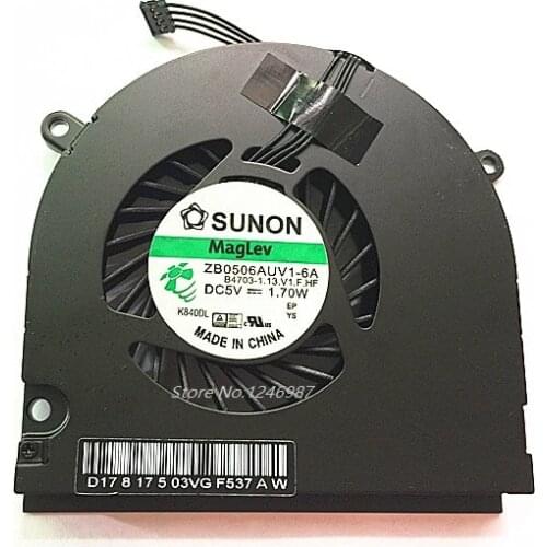 New original laptop CPU fan for Macbook Pro A1278 MB991 MB466 MB467 A1342 MB990 Cooling cooler fan