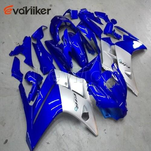 Motorcycle fairings for FJR1300 2002 2003 2004 2005 2006 blue silver ABS plastic motor panels kit