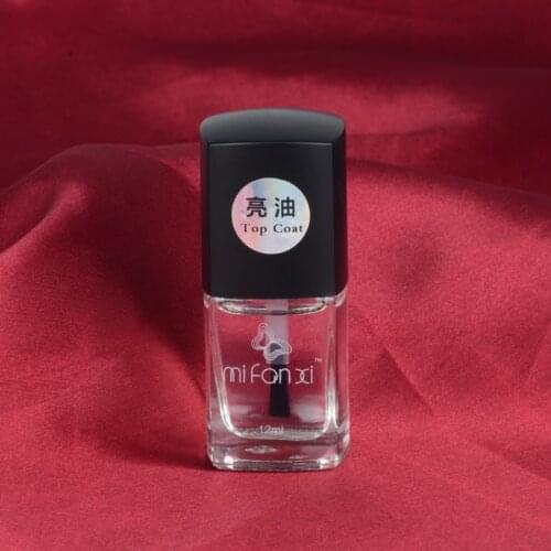 MiFanXi Semi-Permanent Fast Dry Top Coat Oil Reinforcement Nail Care Polish Lacquer 12ML