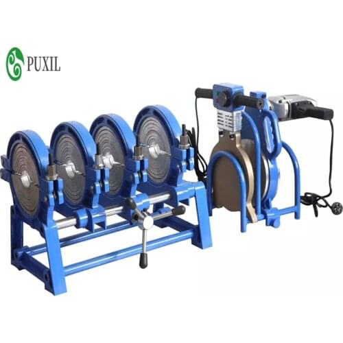 90-250 manual thrust butt welding machine PE fusion welding machine PE precision hot melting machine butt fusion welder 220V/110