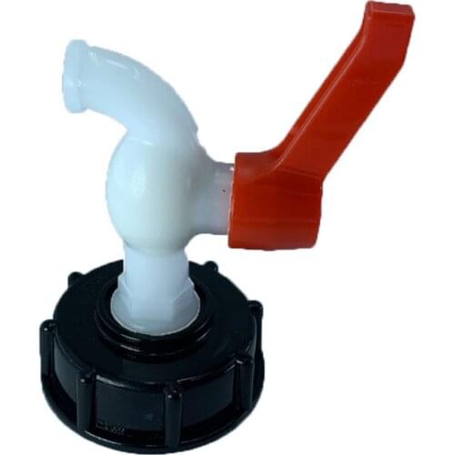 Garden IBC Tank Adapter 3/4 Female Thread DN20 S60x6 Water Outlet Oil Fuel Brass Outlet Tape Valve Parts Replacement