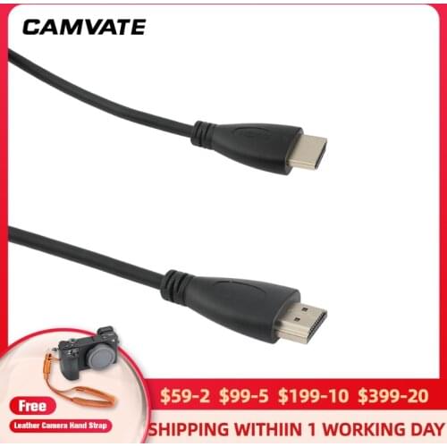 CAMVATE Standard Full HDMI (Type-A) To Full HDMI (Type-A ) Coiled Cable Connector For 720P/1080i/1080P Full HD(12" To 79"Length)