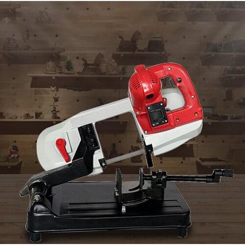 220V desktop metal band saw machine household multi-function metal cutting machine electric jig saw woodworking bead