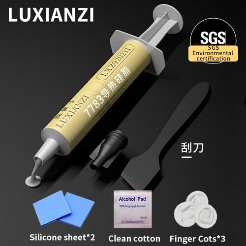 LUXIANZI Thermal Grease CPU Cooling Silicone Grease Paste For Computer Phone Heat Sink Paste Repair Tools SGS Certification