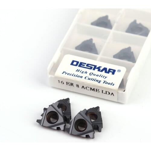 DESKAR 16ER 16NR 8ACME 10ACME 12ACME 14ACME 16ACME LDA CNC lathe cutting carbide inserts thread turning tools thread tools