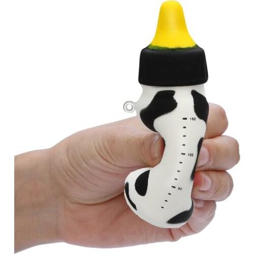 1pc Relieves Stress Toy Feeding Bottle Cat Fruit Scented Slow Rising Squeeze Stress Relief Toys Squeeze Relief Toy Decompression