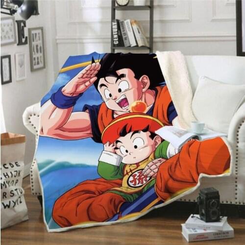 Anime pattern 3D Demon Fleece Blanket full printed Wearable Blanket Adults/kids Fleece Blanket drop shippng style-6