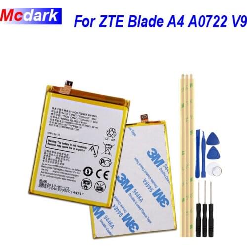 3100mAh Li3931T44P8h806139 Battery Batterie Bateria High Quality Replacement For ZTE Blade A4 A0722 V9 phone Battery Gift tools