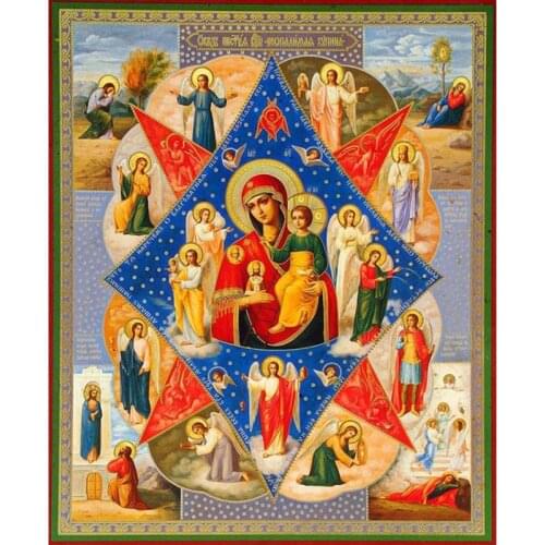 Diamond Painting 5D DIY Embroidery Sale Religion Icon Diamond Full Square Diamond Mosaic Gift Pictures Of Rhinestones