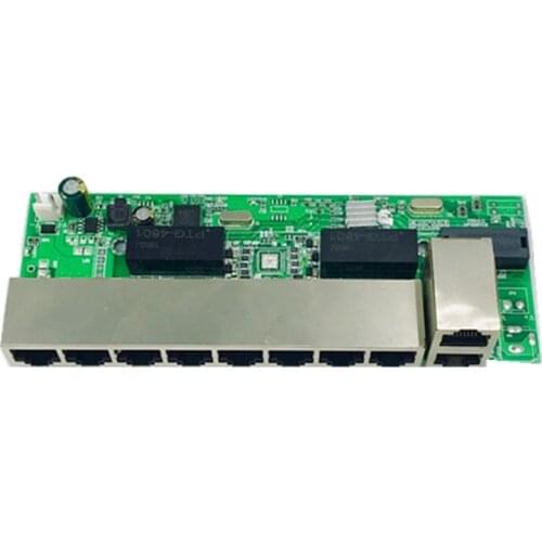 ANDDEAR-48 v 8 port gigabit unmanaged poe switch 8*100 mbps POE poort; 2*100 mbps UP Link poort; poe powered switch NVR