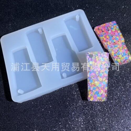 Key Chain Plastic Decoration Silicone Mold DIY Fondant Cake Epoxy Mold 15-1027
