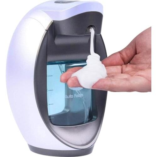 480ml Automatic Foam Soap Dispenser Wall Mounted Smart Sensor Touchless Foam Dispensers Kitchen Bathroom Liquid Soap Dispenser