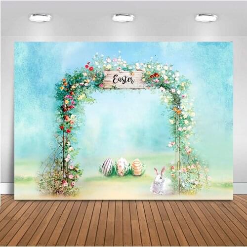 Easter egg rabbit backdrop for photography abstract background for photo booth studio photographic fabric studio polyester cloth