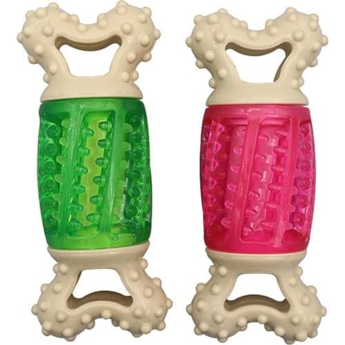 Pet Dog Molars Bone Shape Molars Pet Supplies Suitable Safe Durable Dog Squeaky Toy For Large And Medium-sized Pet Dogs