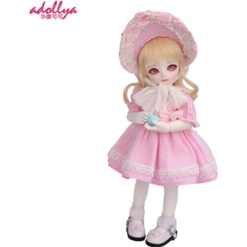 Adollya Cute 1/6 BJD Doll Resin Model Joint Nude Doll Body Without Hair Shoes Clothes DIY Dress Up 1/6 BJD Doll Body Girls Toys