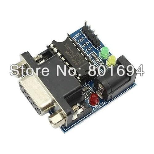 RS232 To TTL Converter Module Built-in MAX3232CPE Transfer Chip With Cables