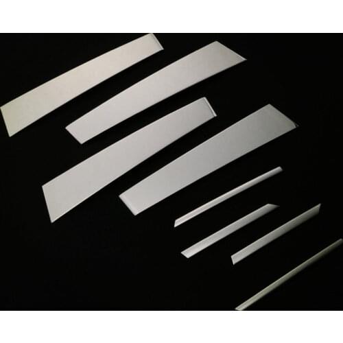 SUS304 Stainless Steel Window Pillar Garnish Molding Trim Cover For Toyota C-HR CHR 2017